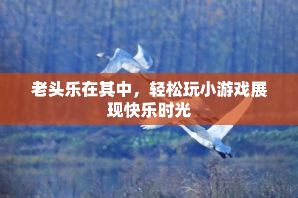 老头乐在其中，轻松玩小游戏展现快乐时光