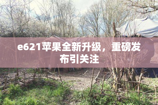 e621苹果全新升级，重磅发布引关注