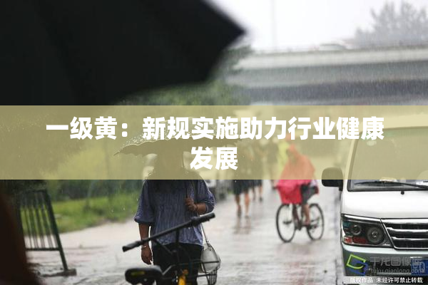 一级黄：新规实施助力行业健康发展