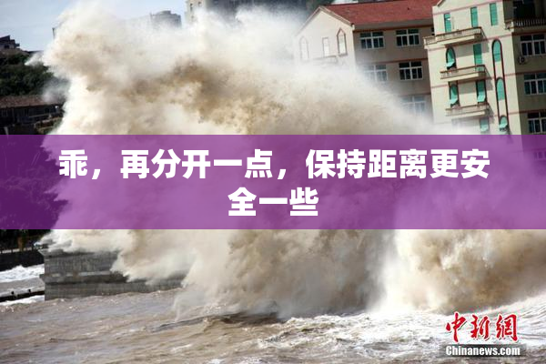乖，再分开一点，保持距离更安全一些