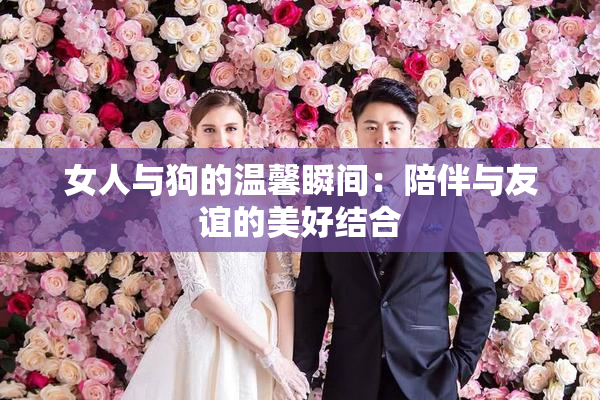 女人与狗的温馨瞬间：陪伴与友谊的美好结合