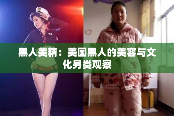 黑人美精：美国黑人的美容与文化另类观察