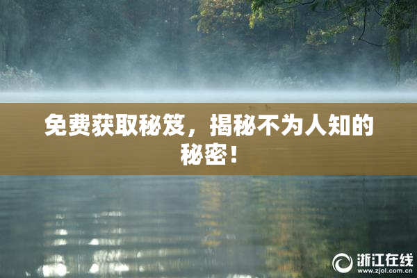 免费获取秘笈，揭秘不为人知的秘密！
