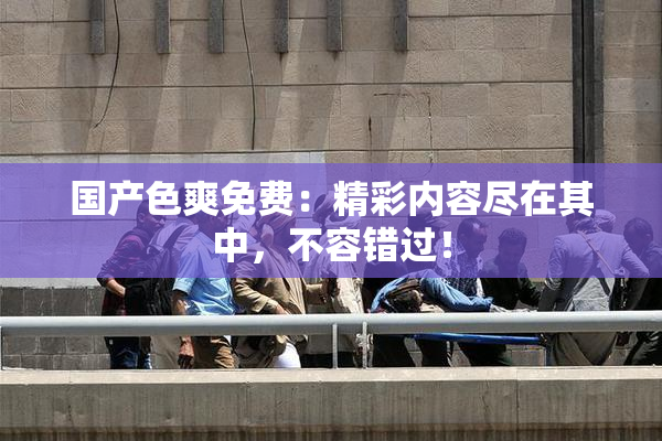 国产色爽免费：精彩内容尽在其中，不容错过！