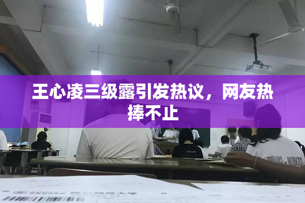 王心凌三级露引发热议，网友热捧不止