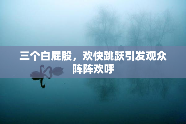 三个白屁股，欢快跳跃引发观众阵阵欢呼