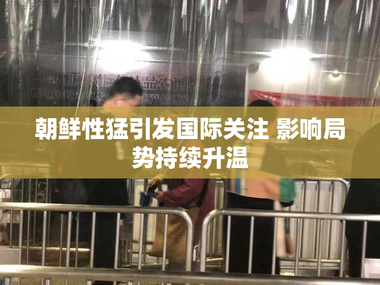 朝鲜性猛引发国际关注 影响局势持续升温