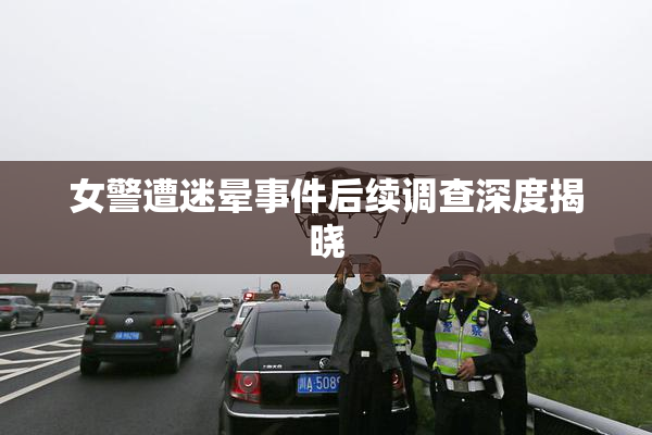 女警遭迷晕事件后续调查深度揭晓