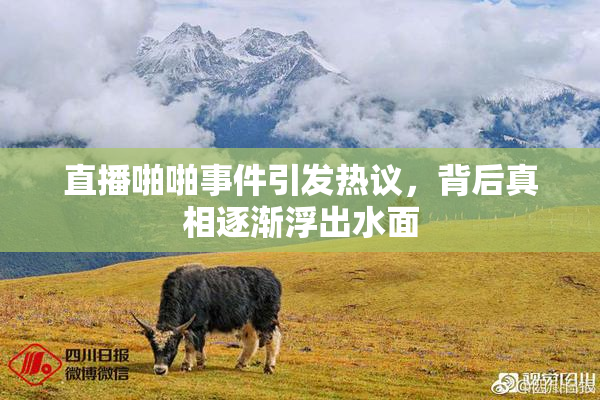 直播啪啪事件引发热议，背后真相逐渐浮出水面