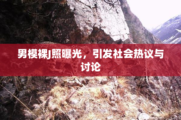 男模裸J照曝光，引发社会热议与讨论