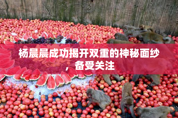 杨晨晨成功揭开双重的神秘面纱，备受关注