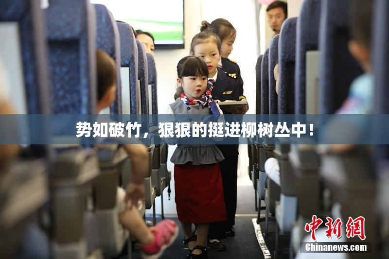 势如破竹，狠狠的挺进柳树丛中！