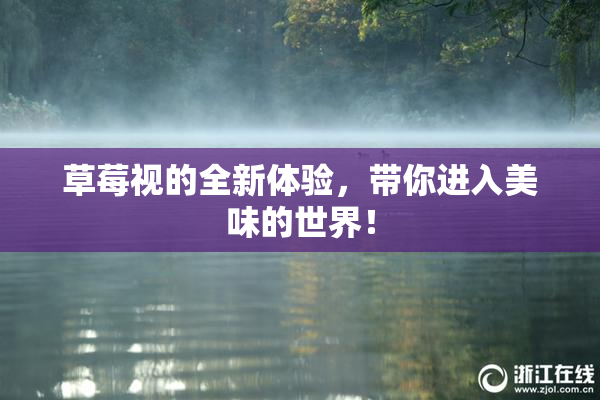 草莓视的全新体验，带你进入美味的世界！