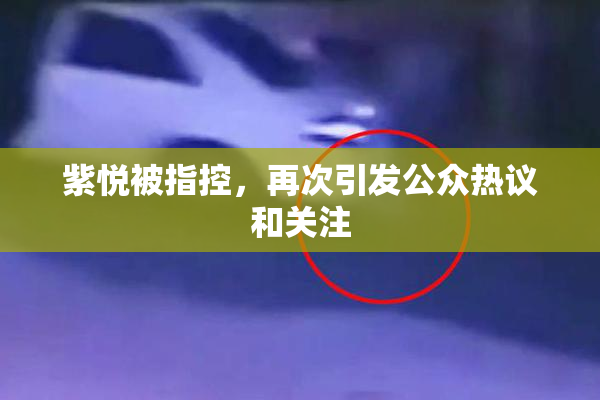 紫悦被指控，再次引发公众热议和关注