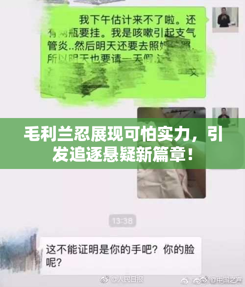 毛利兰忍展现可怕实力，引发追逐悬疑新篇章！