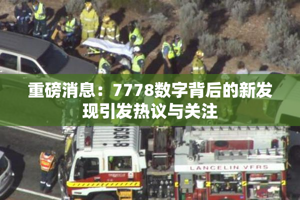重磅消息：7778数字背后的新发现引发热议与关注