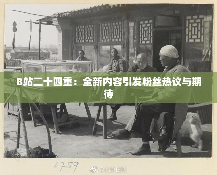 B站二十四重：全新内容引发粉丝热议与期待