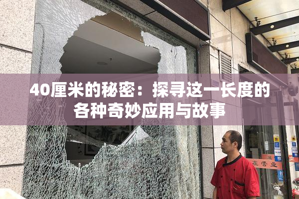40厘米的秘密：探寻这一长度的各种奇妙应用与故事