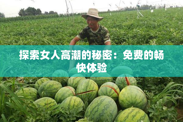 探索女人高潮的秘密：免费的畅快体验