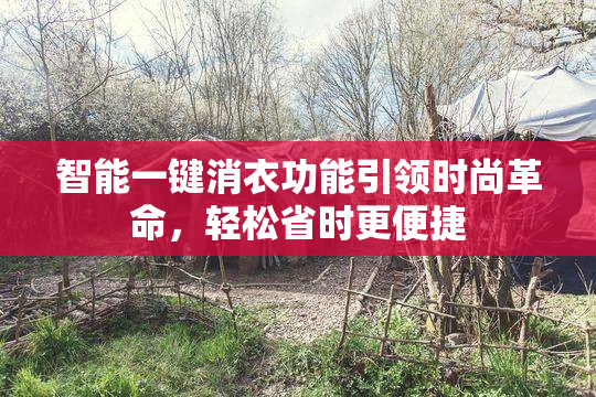智能一键消衣功能引领时尚革命，轻松省时更便捷