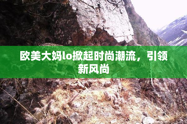 欧美大妈lo掀起时尚潮流，引领新风尚