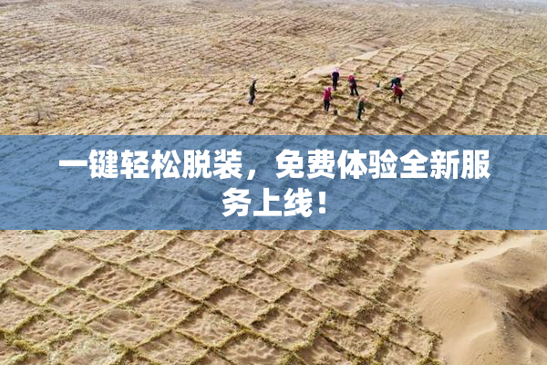 一键轻松脱装，免费体验全新服务上线！