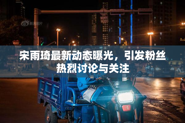 宋雨琦最新动态曝光，引发粉丝热烈讨论与关注
