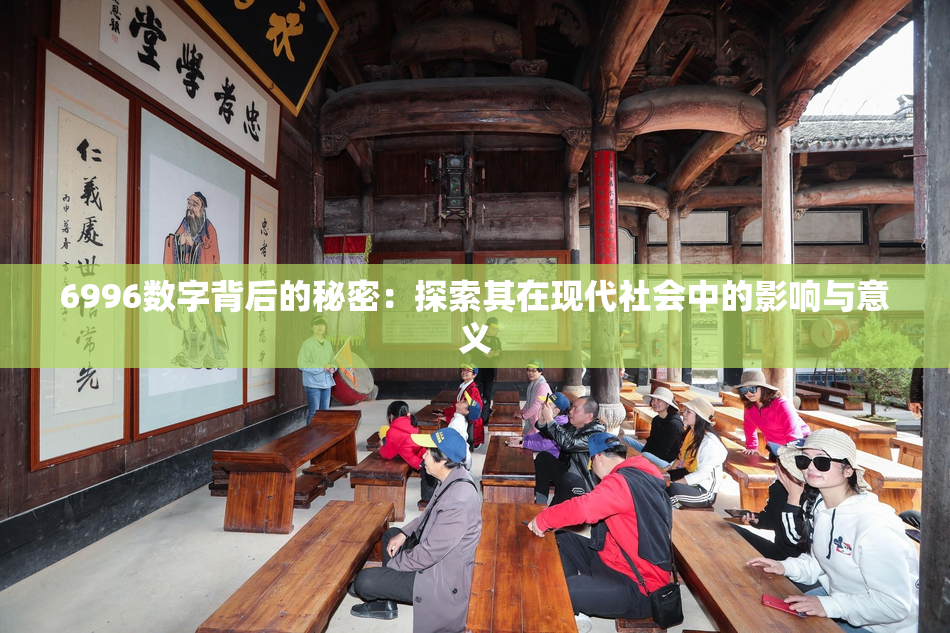 6996数字背后的秘密：探索其在现代社会中的影响与意义