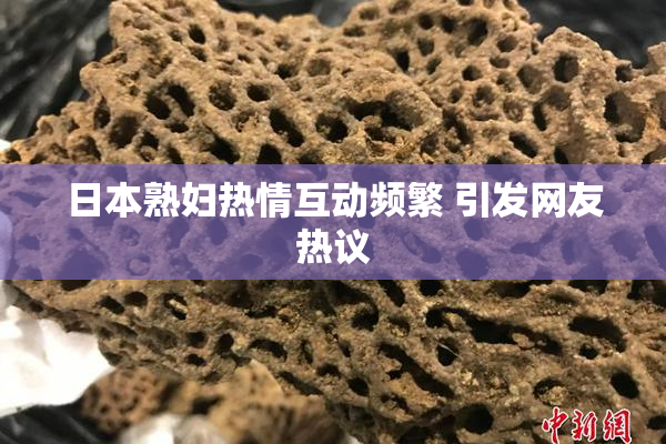 日本熟妇热情互动频繁 引发网友热议