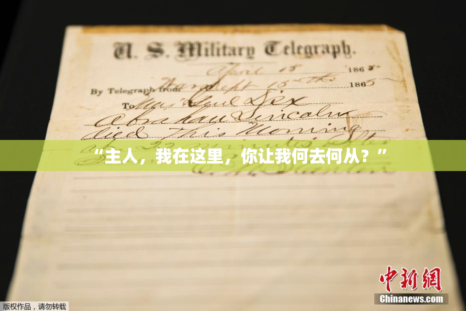 “主人，我在这里，你让我何去何从？”