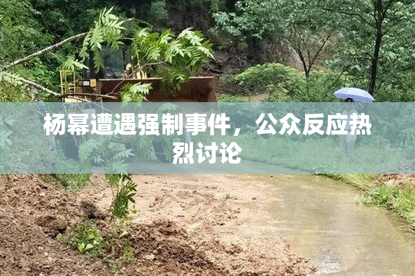 杨幂遭遇强制事件，公众反应热烈讨论