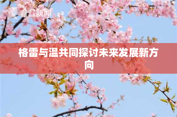 格雷与温共同探讨未来发展新方向