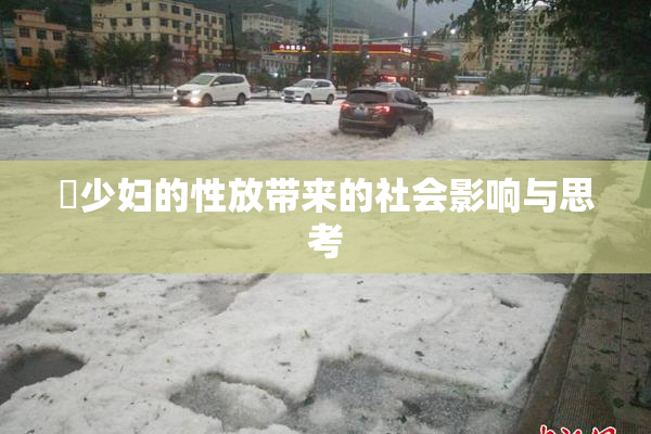 巜少妇的性放带来的社会影响与思考