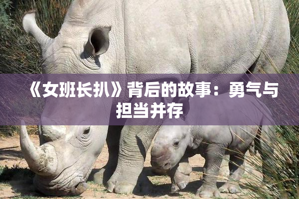 《女班长扒》背后的故事：勇气与担当并存