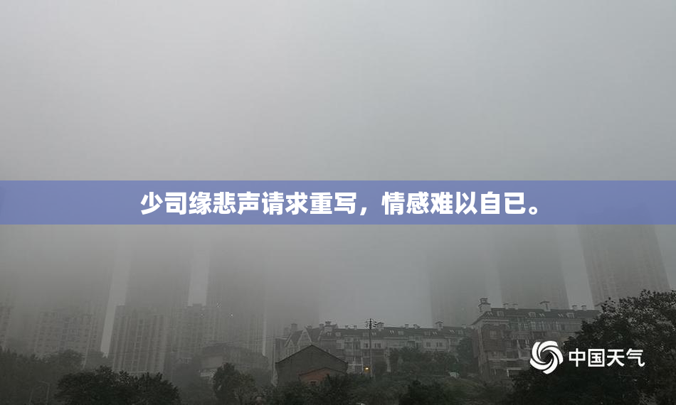 少司缘悲声请求重写，情感难以自已。