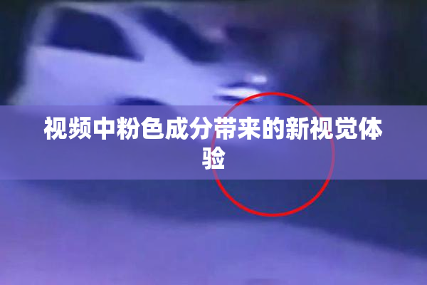 视频中粉色成分带来的新视觉体验