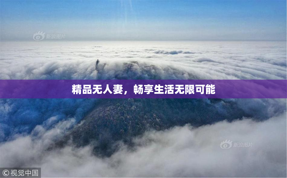 精品无人妻，畅享生活无限可能