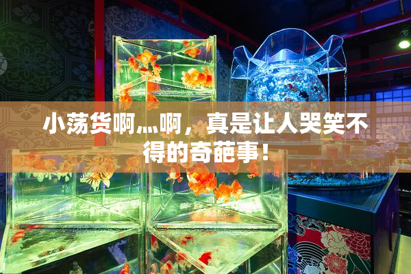 小荡货啊灬啊，真是让人哭笑不得的奇葩事！