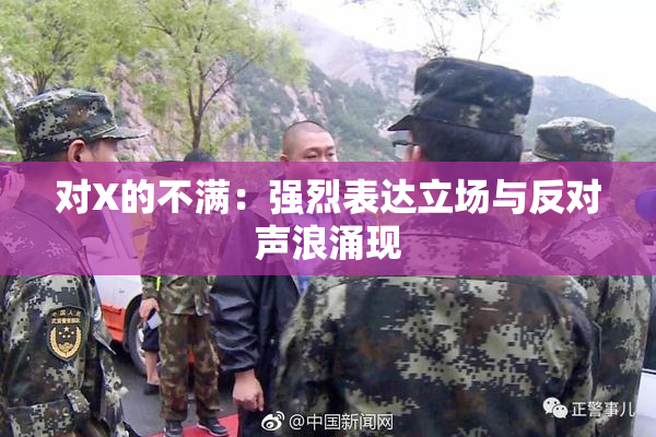 对X的不满：强烈表达立场与反对声浪涌现