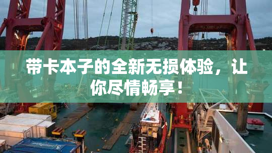 带卡本子的全新无损体验，让你尽情畅享！