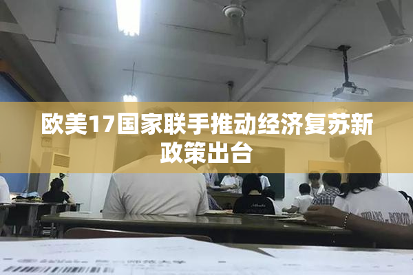 欧美17国家联手推动经济复苏新政策出台