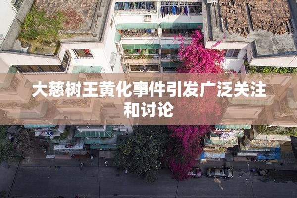 大慈树王黄化事件引发广泛关注和讨论