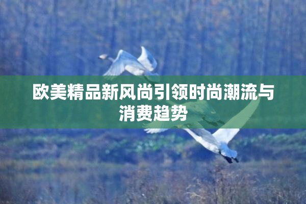 欧美精品新风尚引领时尚潮流与消费趋势