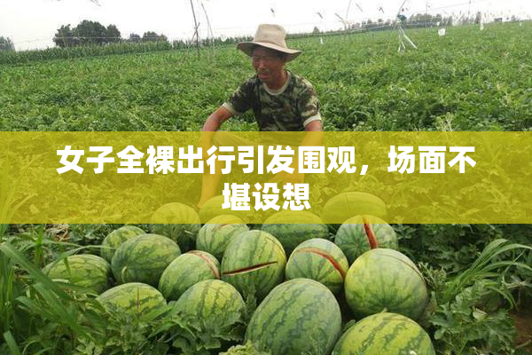 女子全裸出行引发围观，场面不堪设想