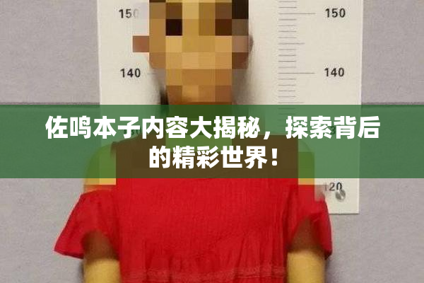 佐鸣本子内容大揭秘，探索背后的精彩世界！