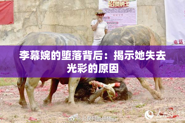 李幕婉的堕落背后：揭示她失去光彩的原因