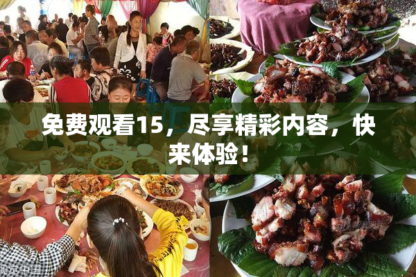 免费观看15，尽享精彩内容，快来体验！