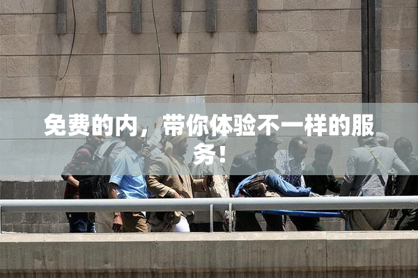 免费的内，带你体验不一样的服务！