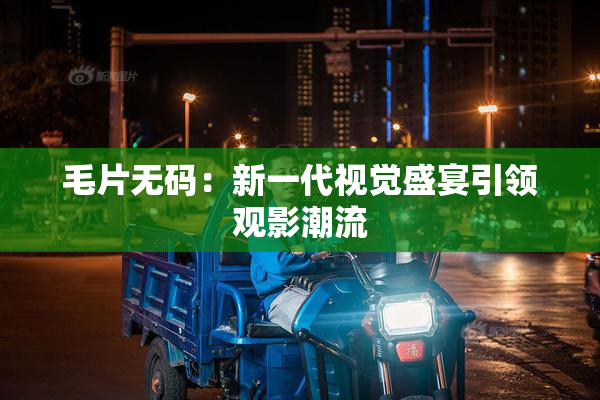 毛片无码：新一代视觉盛宴引领观影潮流