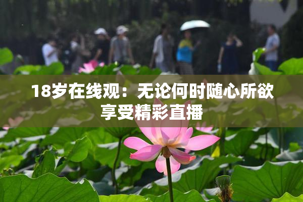 18岁在线观：无论何时随心所欲享受精彩直播